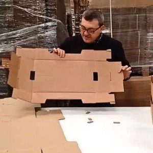 cajas para tomates desmontada