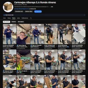 asesoramiento pacakging cajas con nuestro canal youtube