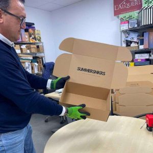 Cajas de cartón para Zapatos 37x24,5x13,5 MICROCANAL