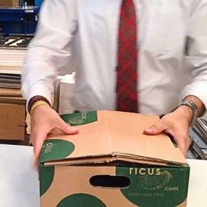 cajas para 5 a 10 kg de naranjas plegada para 5 kg