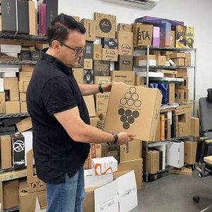 cajas para 6 botellas de vnio personalizadas