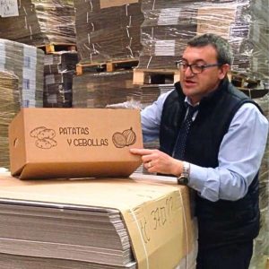 Cajas para Frutas y Verduras PATATAS - CEBOLLAS