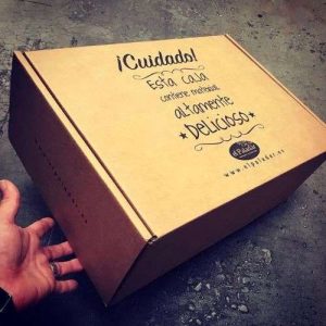 cajas para gourmet y carniceria 45x35x16 personalizada a medida y montada