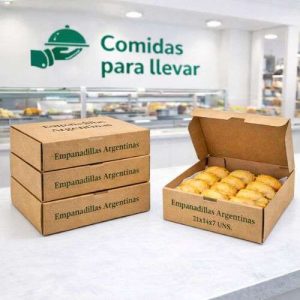 Cajas para Empanadillas 21x14x7 para 6 UNDS