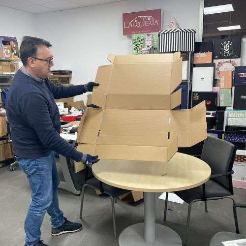 cajas para ramos de flores y plantas 59x39x15 desmontada