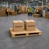 Cajas de Cartón Grandes 50x50x50 CANAL DOBLE sobre un palet