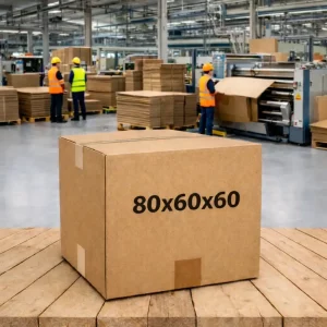 Cajas de Cartón 80x60x60 CAJA MEDIO PALET