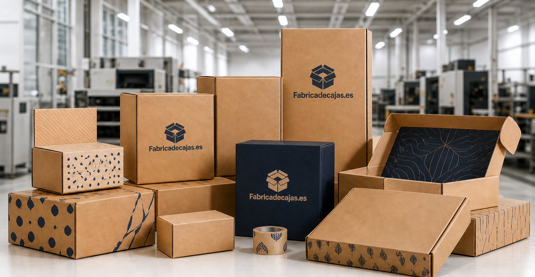 Cajas de cartón personalizadas fabricadas por Fabricadecajas.es
